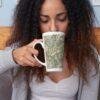 William Morris Coffee Cup – Windrush, 17oz Ceramic Mug