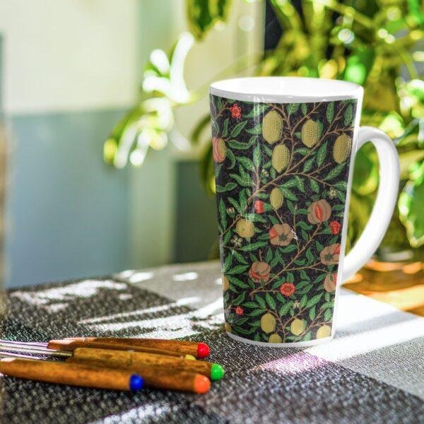 William Morris Coffee Cup – Fruits, 17oz Ceramic Mug