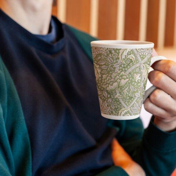 William Morris Coffee Cup – Windrush, 17oz Ceramic Mug