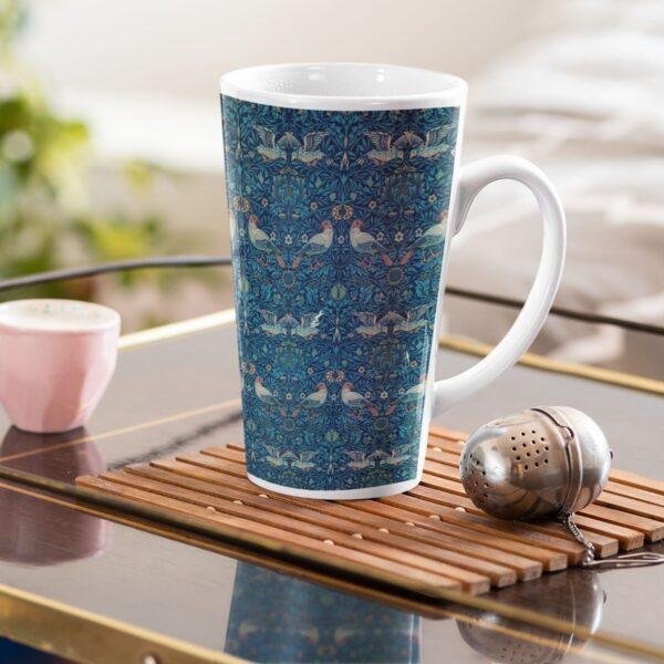 William Morris Coffee Cup – Birds, 17oz Ceramic Mug