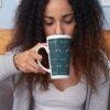 William Morris Coffee Cup – Birds, 17oz Ceramic Mug