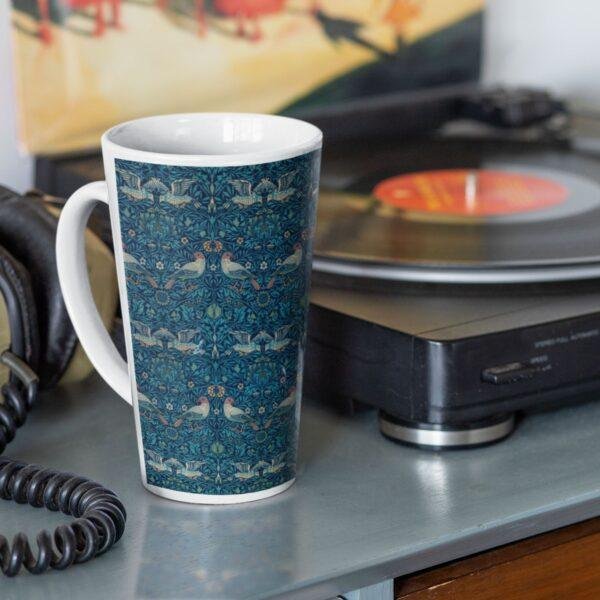 William Morris Coffee Cup – Birds, 17oz Ceramic Mug