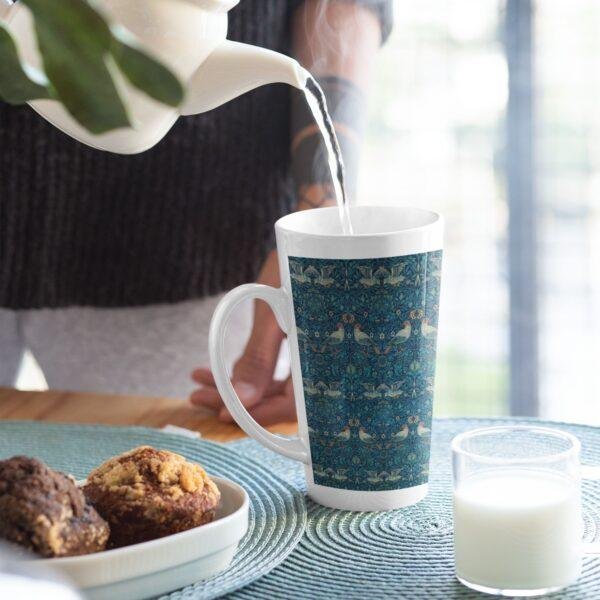 William Morris Coffee Cup – Birds, 17oz Ceramic Mug
