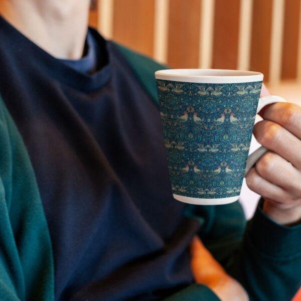 William Morris Coffee Cup – Birds, 17oz Ceramic Mug