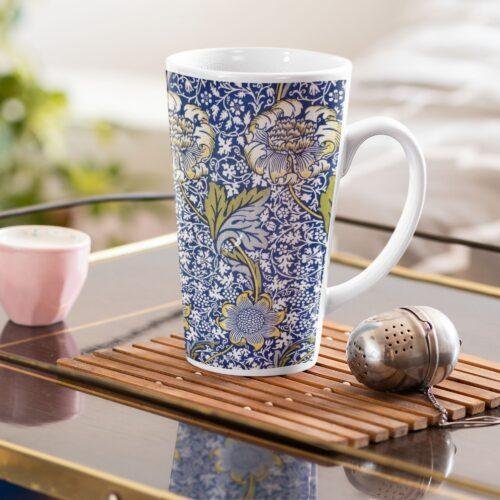 William Morris Coffee Cup – Kennet, 17oz Ceramic Mug