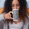 William Morris Coffee Cup – Kennet, 17oz Ceramic Mug