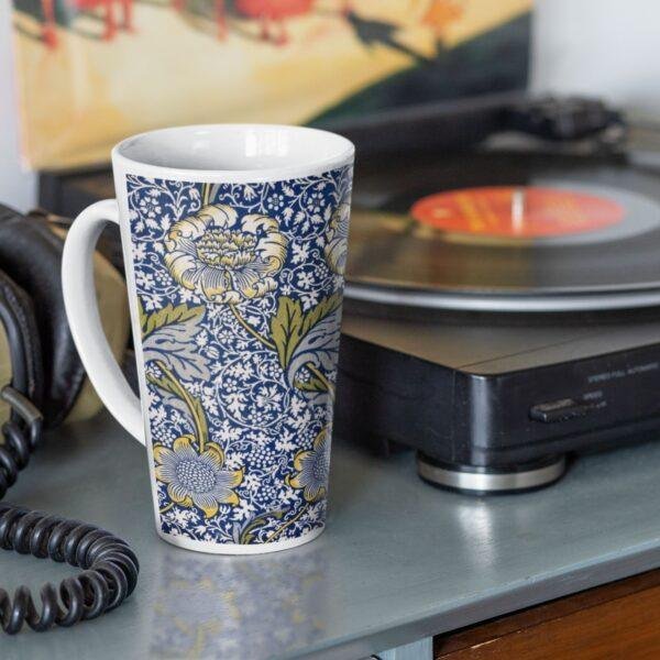 William Morris Coffee Cup – Kennet, 17oz Ceramic Mug