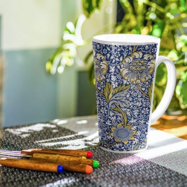 William Morris Coffee Cup – Kennet, 17oz Ceramic Mug