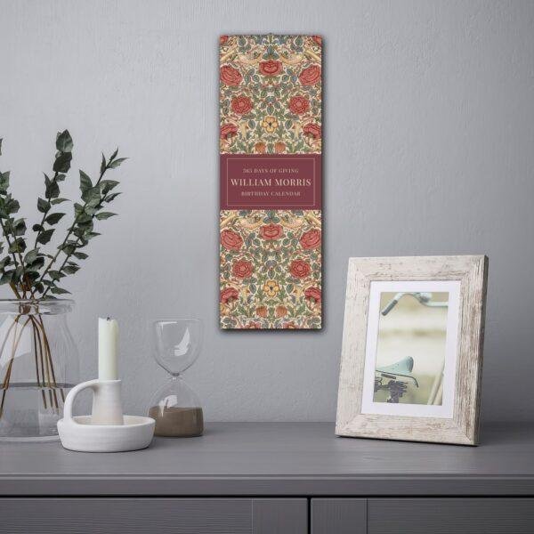 William Morris Birthday Calendar (4) William Morris Birthday Calendar – Roses, Victorian Design, Semi-Glossy Paper