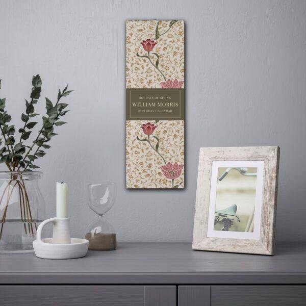 William Morris Birthday Calendar – Medway, Victorian Design, Semi-Glossy Paper