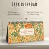 William Morris Desk Calendar (16) William Morris - Pink & Rose, Desk Calendar, Victorian Design, Semi-Glossy Paper