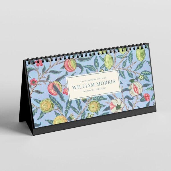 William Morris - Pomegranate, Desk Calendar, Victorian Design, Semi-Glossy Paper
