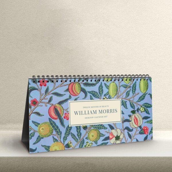William Morris - Pomegranate, Desk Calendar, Victorian Design, Semi-Glossy Paper