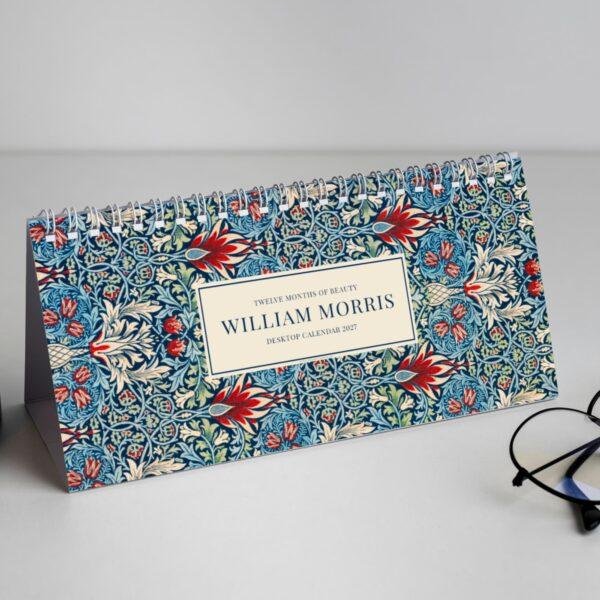 William Morris - Snakeshead, Desk Calendar, Victorian Design, Semi-Glossy Paper
