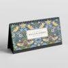 William Morris - Strawberry Thief, Desk Calendar, Victorian Design, Semi-Glossy Paper