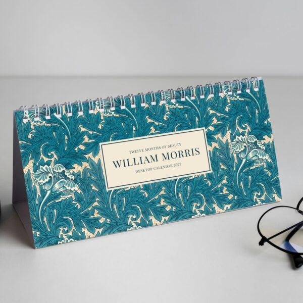 William Morris - Tulip, Desk Calendar, Victorian Design, Semi-Glossy Paper