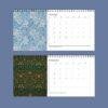 William Morris - Strawberry Thief, Desk Calendar, Victorian Design, Semi-Glossy Paper