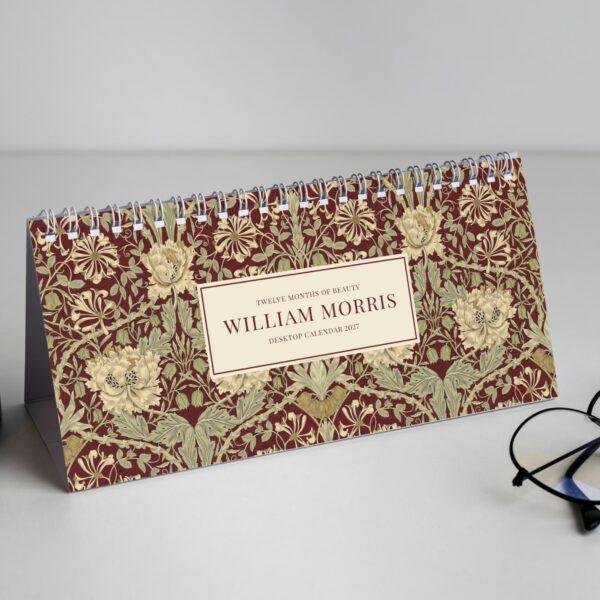 William Morris Desk Calendar (5) William Morris - Honeysuckle, Desk Calendar, Victorian Design, Semi-Glossy Paper