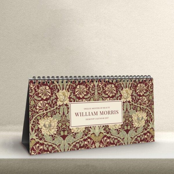William Morris Desk Calendar (7) William Morris - Honeysuckle, Desk Calendar, Victorian Design, Semi-Glossy Paper