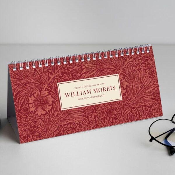 William Morris - Marigold, Desk Calendar, Victorian Design, Semi-Glossy Paper
