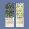William Morris Slim Wall Calendar v1.0 (10) William Morris - Daffodil, Slim Wall Calendar, Victorian Design, Semi-Glossy Paper