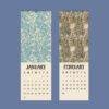 William Morris Slim Wall Calendar v1.0 (5) William Morris - Daffodil, Slim Wall Calendar, Victorian Design, Semi-Glossy Paper