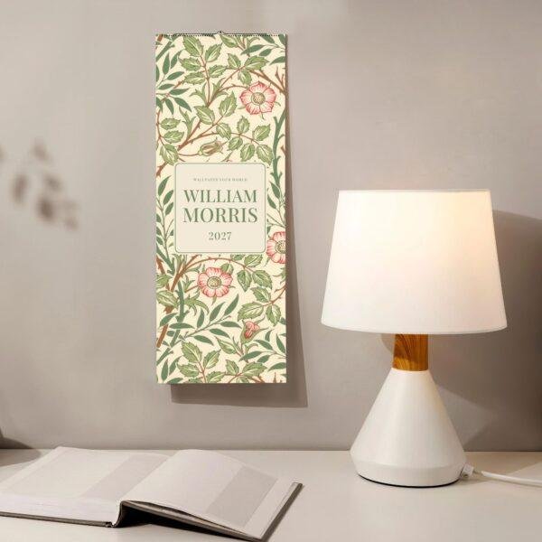William Morris Slim Wall Calendar v2.0 (3) William Morris - Sweet Briar, Slim Wall Calendar, Victorian Design, Semi-Glossy Paper