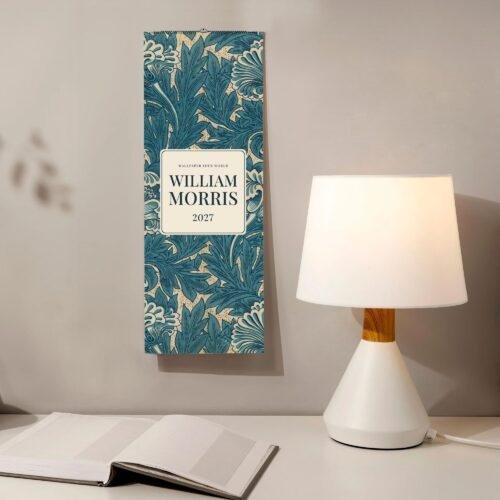 William Morris - Tulip, Slim Wall Calendar, Victorian Design, Semi-Glossy Paper