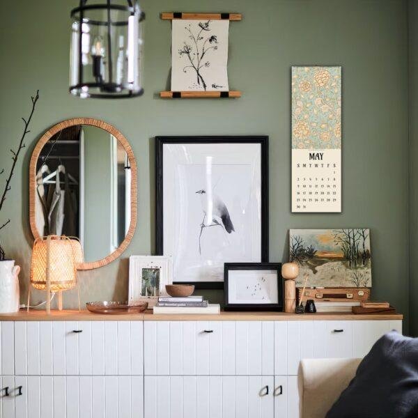 William Morris Slim Wall Calendar v2.0 (5) William Morris - Daffodil, Slim Wall Calendar, Victorian Design, Semi-Glossy Paper