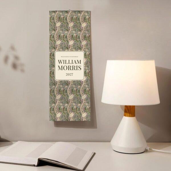 William Morris Slim Wall Calendar v2.0 William Morris - Daffodil, Slim Wall Calendar, Victorian Design, Semi-Glossy Paper