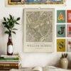 William Morris - Windrush, Calendar for Home, Victorian Design, Semi-Glossy Paper