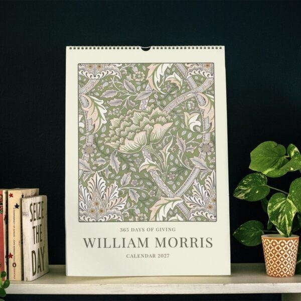 William Morris - Windrush, Calendar for Home, Victorian Design, Semi-Glossy Paper