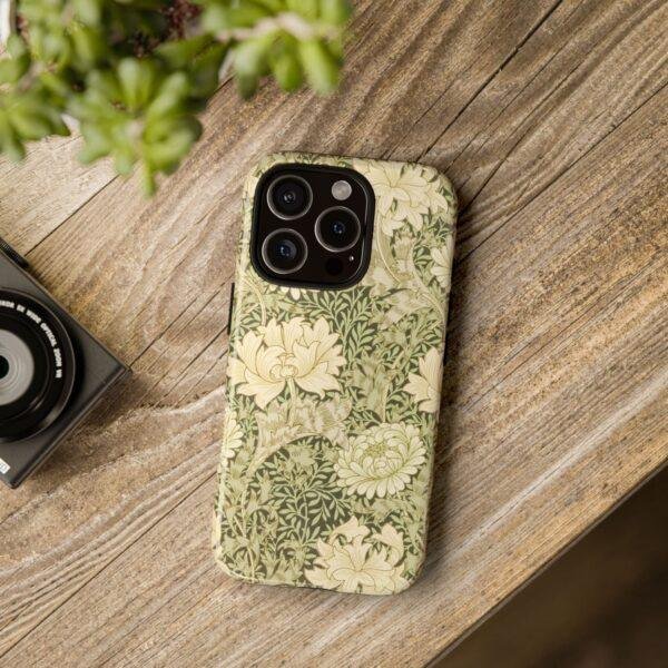 William Morris Phone Case - Chrysanthemum, iPhone 17 Cover, Arts & Crafts, Polycarbonate Shell