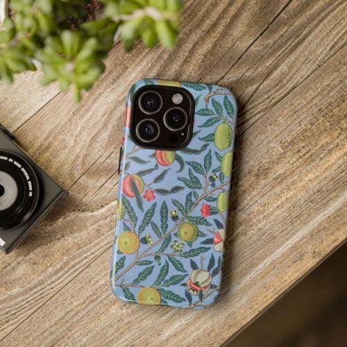 William Morris Phone Case - Pomegranate, iPhone 17 Cover, Arts & Crafts, Polycarbonate Shell
