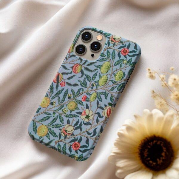 William Morris Phone Case - Pomegranate, iPhone 17 Cover, Arts & Crafts, Polycarbonate Shell