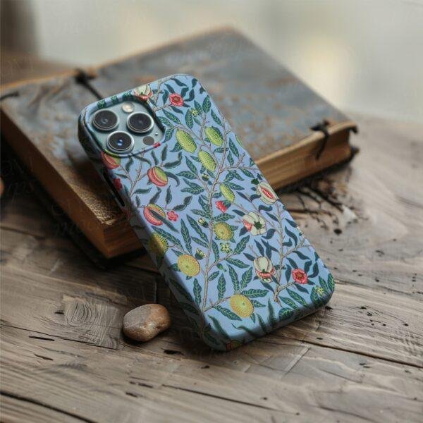 William Morris Phone Case - Pomegranate, iPhone 17 Cover, Arts & Crafts, Polycarbonate Shell