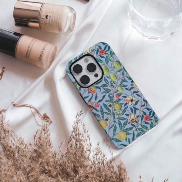 William Morris Phone Case - Pomegranate, iPhone 17 Cover, Arts & Crafts, Polycarbonate Shell