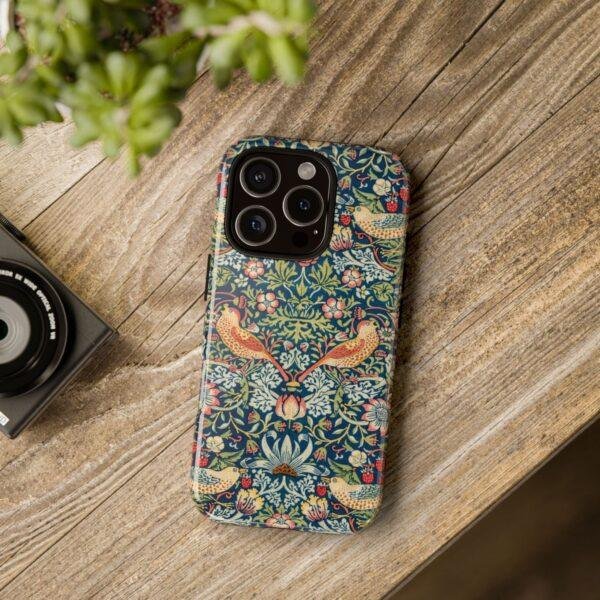 William Morris Phone Case - Strawberry Thief, iPhone 17 Cover, Arts & Crafts, Polycarbonate Shell