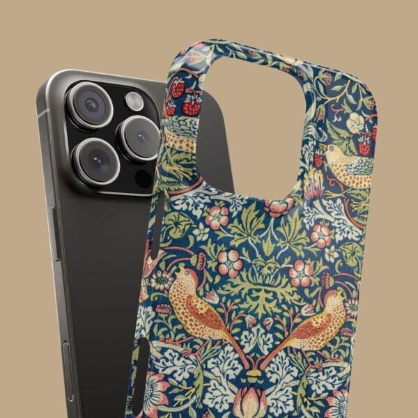 William Morris Phone Case - Strawberry Thief, iPhone 17 Cover, Arts & Crafts, Polycarbonate Shell