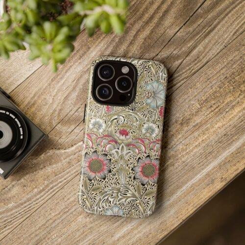 William Morris Phone Case - Corncockle, iPhone 17 Cover, Arts & Crafts, Polycarbonate Shell