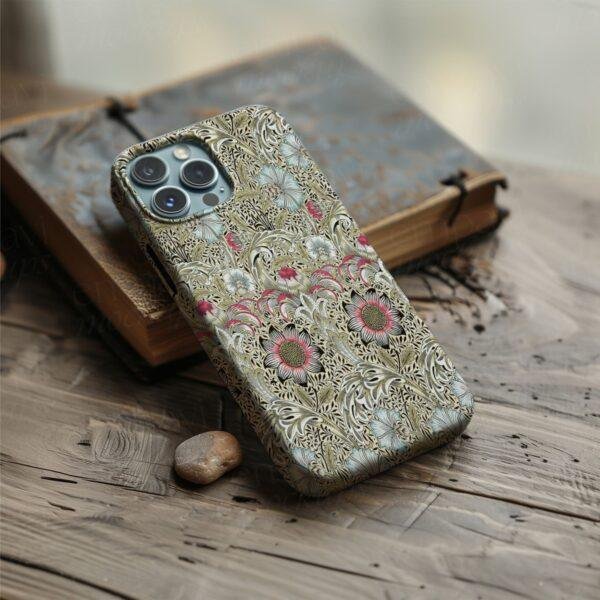 William Morris Phone Case - Corncockle, iPhone 17 Cover, Arts & Crafts, Polycarbonate Shell