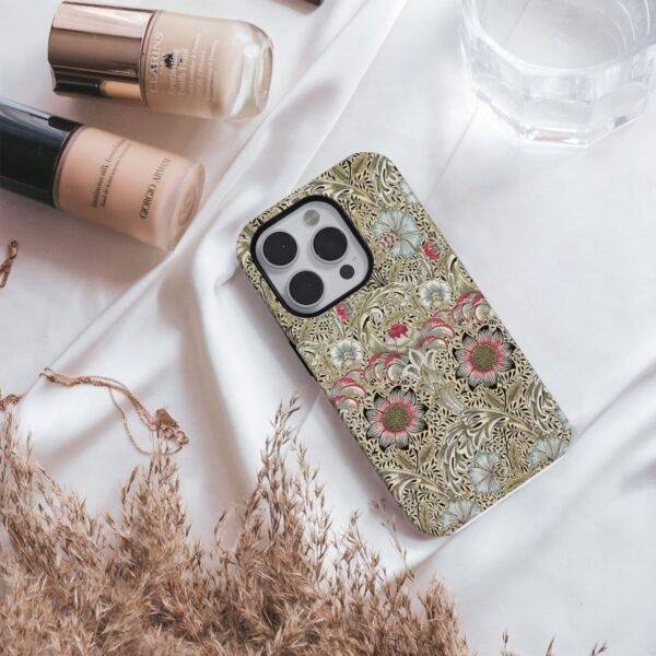 William Morris Phone Case - Corncockle, iPhone 17 Cover, Arts & Crafts, Polycarbonate Shell