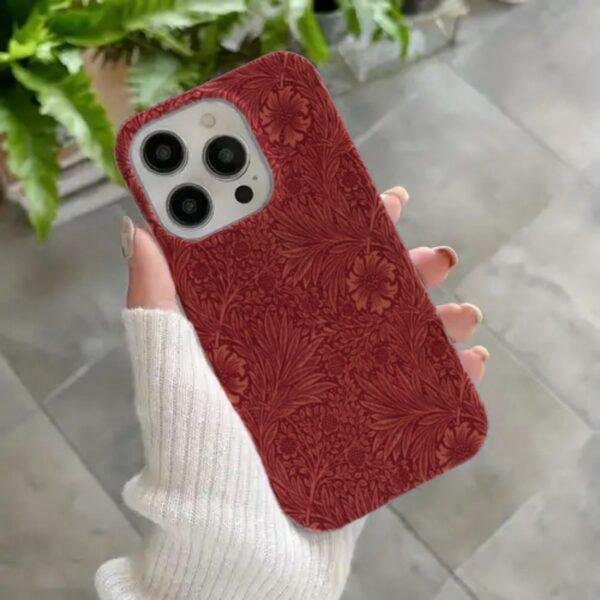 iPhone Cases (77) William Morris Phone Case - Marigold, iPhone 17 Cover, Arts & Crafts, Polycarbonate Shell