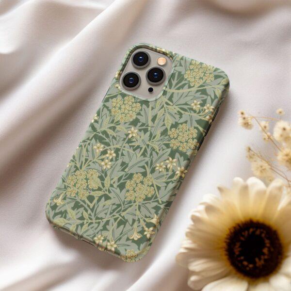 William Morris Phone Case - Jasmine, iPhone 17 Cover, Arts & Crafts, Polycarbonate Shell