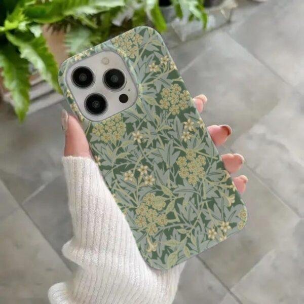 William Morris Phone Case - Jasmine, iPhone 17 Cover, Arts & Crafts, Polycarbonate Shell