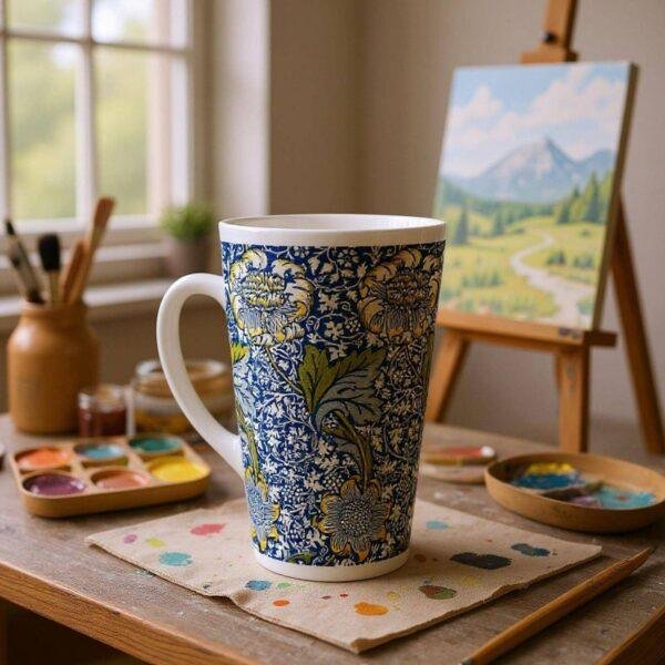 William Morris Mug - Kennet Floral Design, Ceramic Coffee Cup