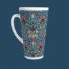 William Morris Mug - Snakeshead Floral Design, Ceramic Coffee Cup