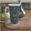 William Morris Mug - Snakeshead Floral Design, Ceramic Coffee Cup