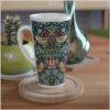 William Morris Mug - Strawberry Thief Floral Design, Ceramic Coffee Cup